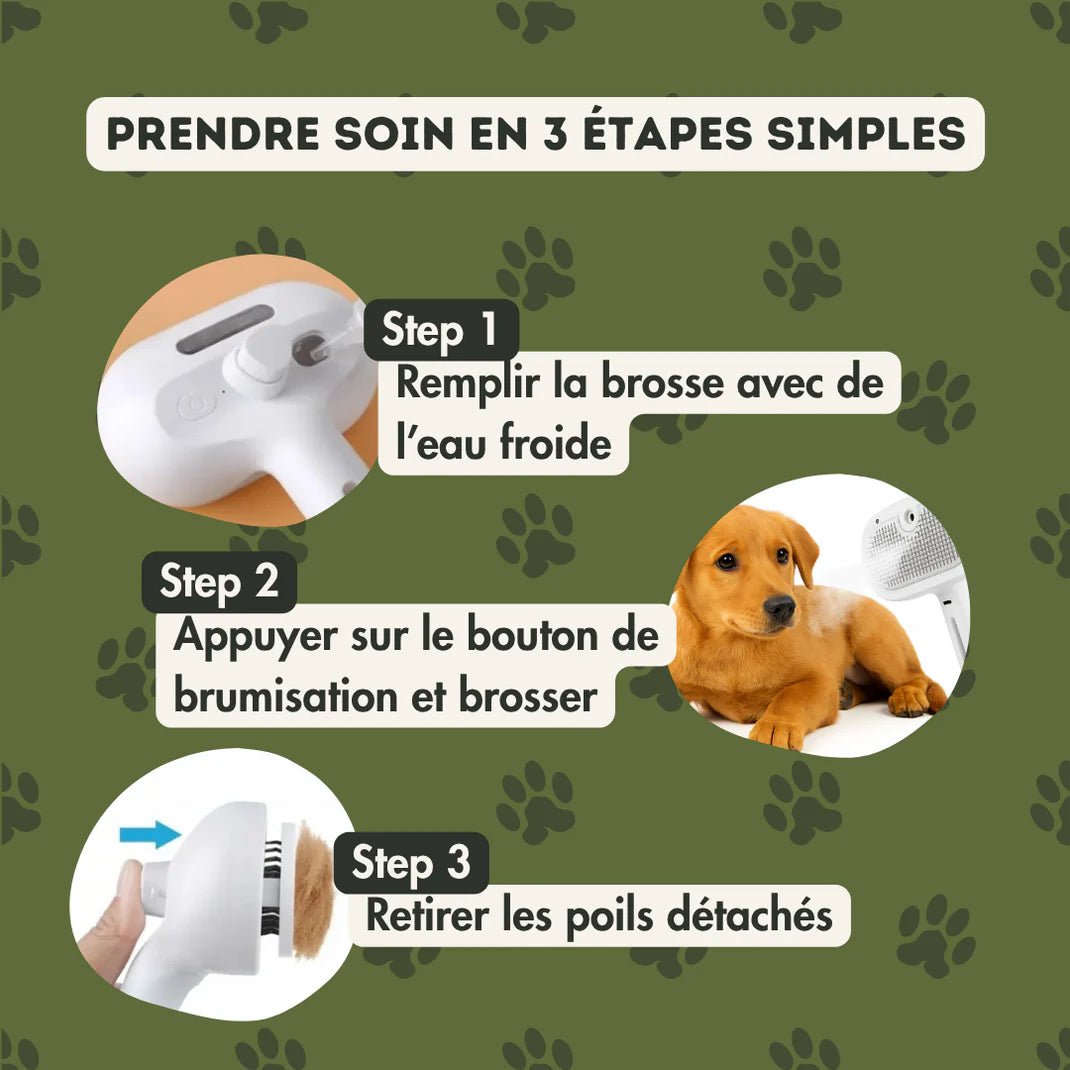 SteamBrush™ - Brosse de massage vapeur