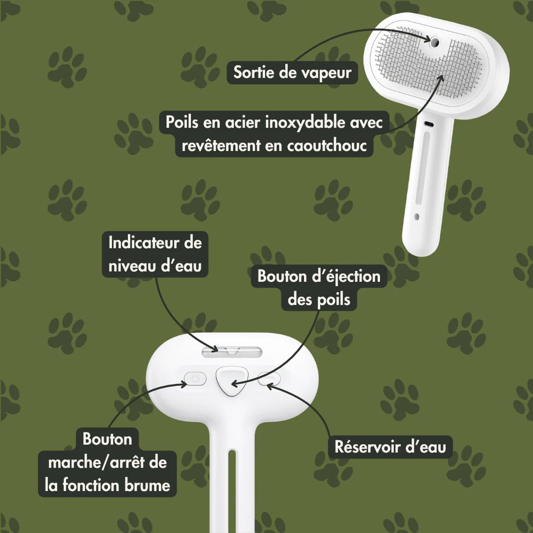 SteamBrush™ - Brosse de massage vapeur